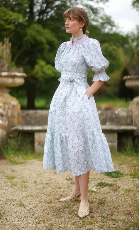 Smock London dresses are all made from cotton