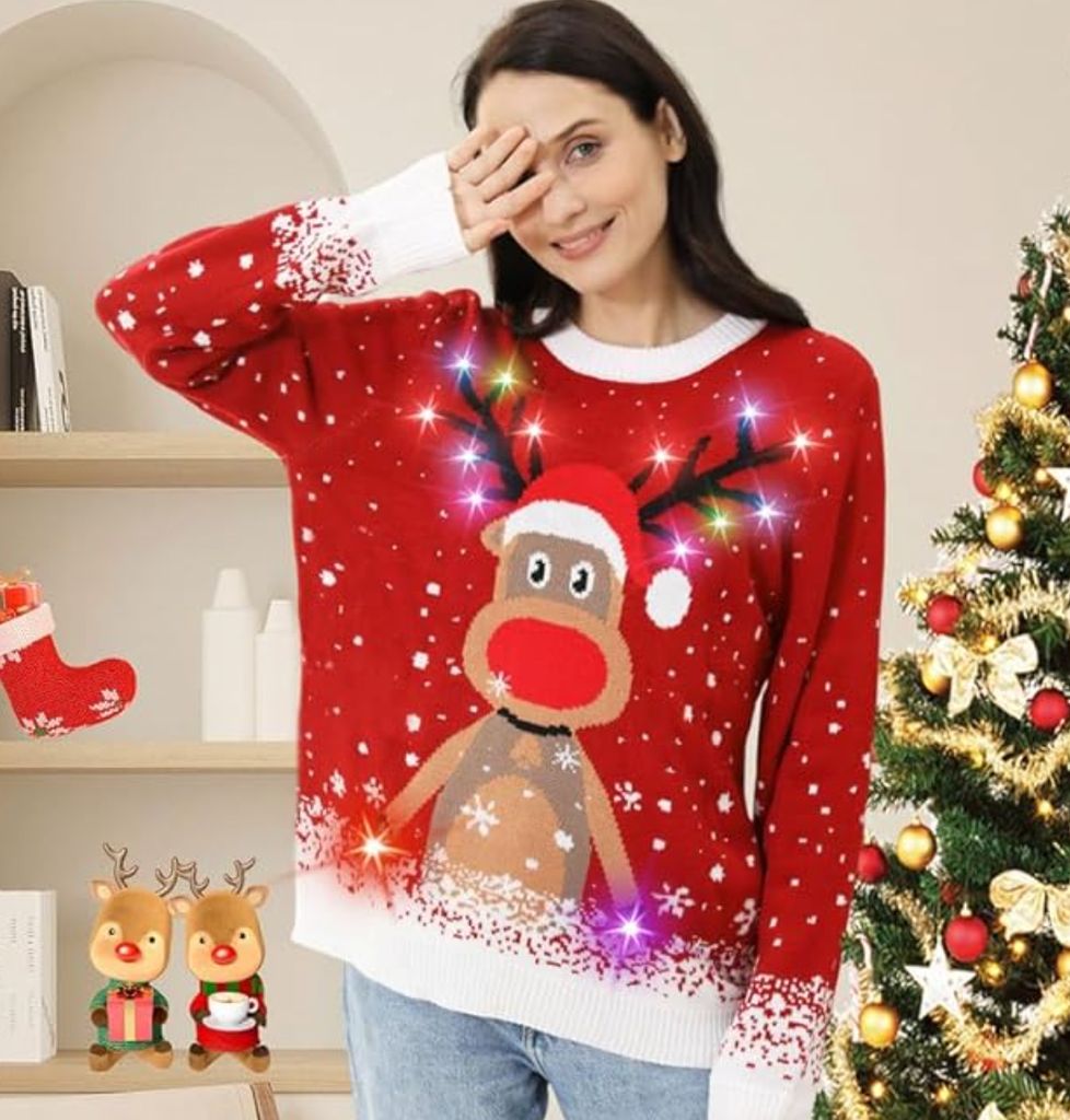 amazon christmas jumper for women