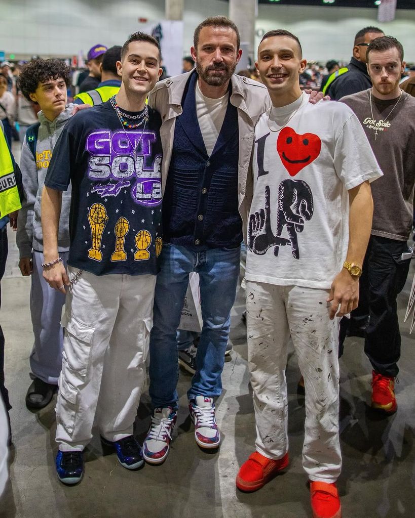 Ben Affleck poses for a photo at the Got Sole sneaker convention in Los Angeles on March 1, shared on Instagram