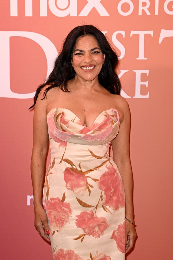 sarita choudhury in floral dress
