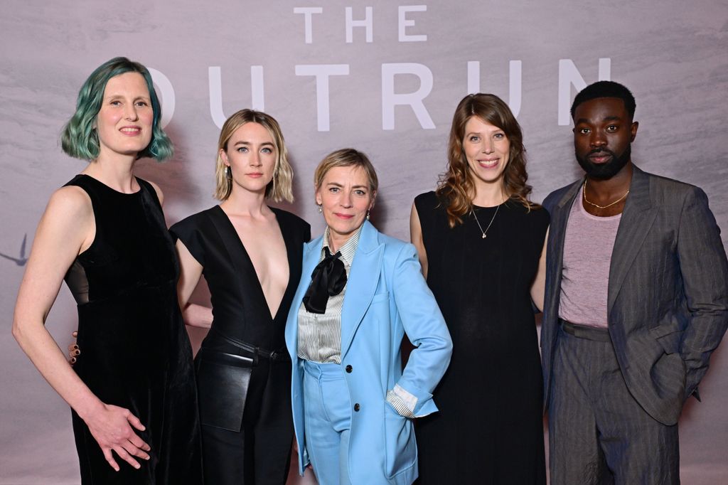 Amy Liptrot, Saoirse Ronan, Saskia Reeves, Nora Fingscheidt e Paapa Essiedu na exibição especial