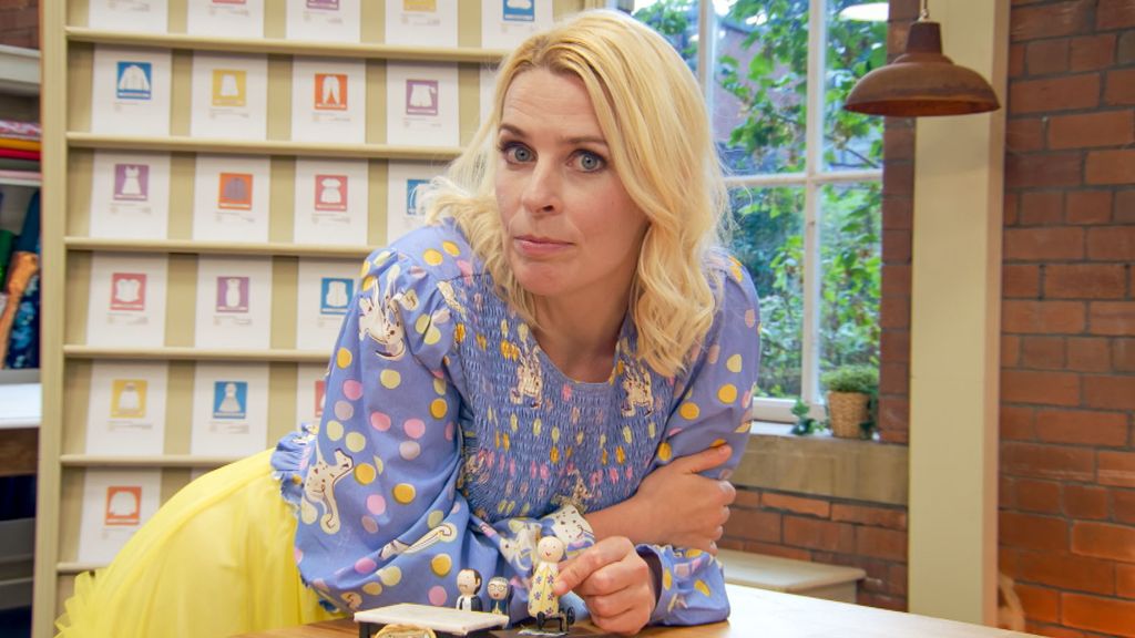 Sara Pascoe in The Great British Sewing Bee