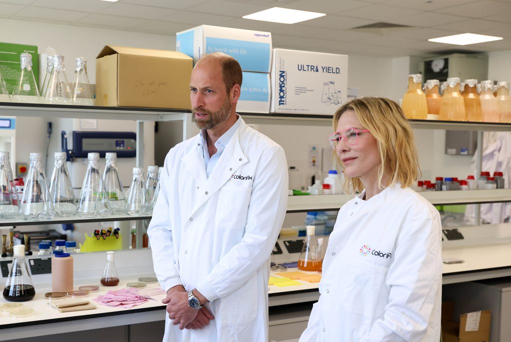 Prince William and Cate Blanchett