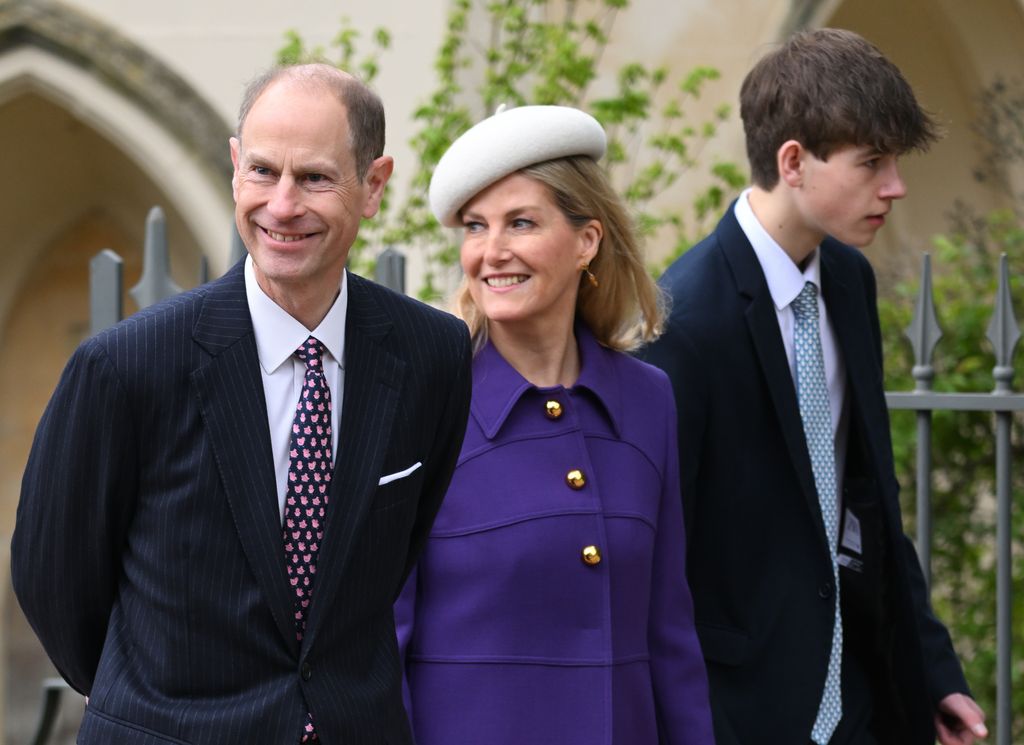 Prince Edward and James both wore jazzy ties at the royal Easter service