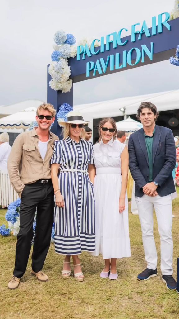 Zara Tindall paired her striped dress with espadrilles
