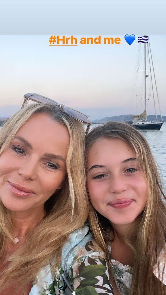 Amanda Holden and her daughter Hollie