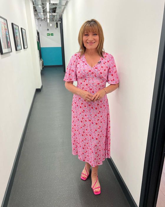 lorraine kelly floral dress