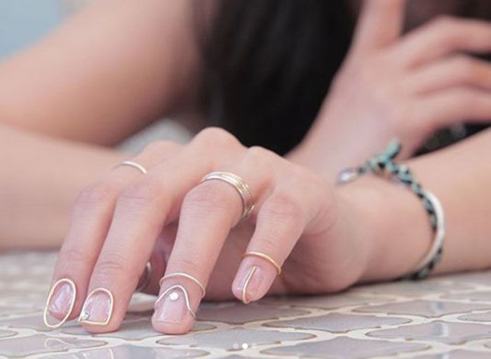 nail unistella jewellery manicure korea