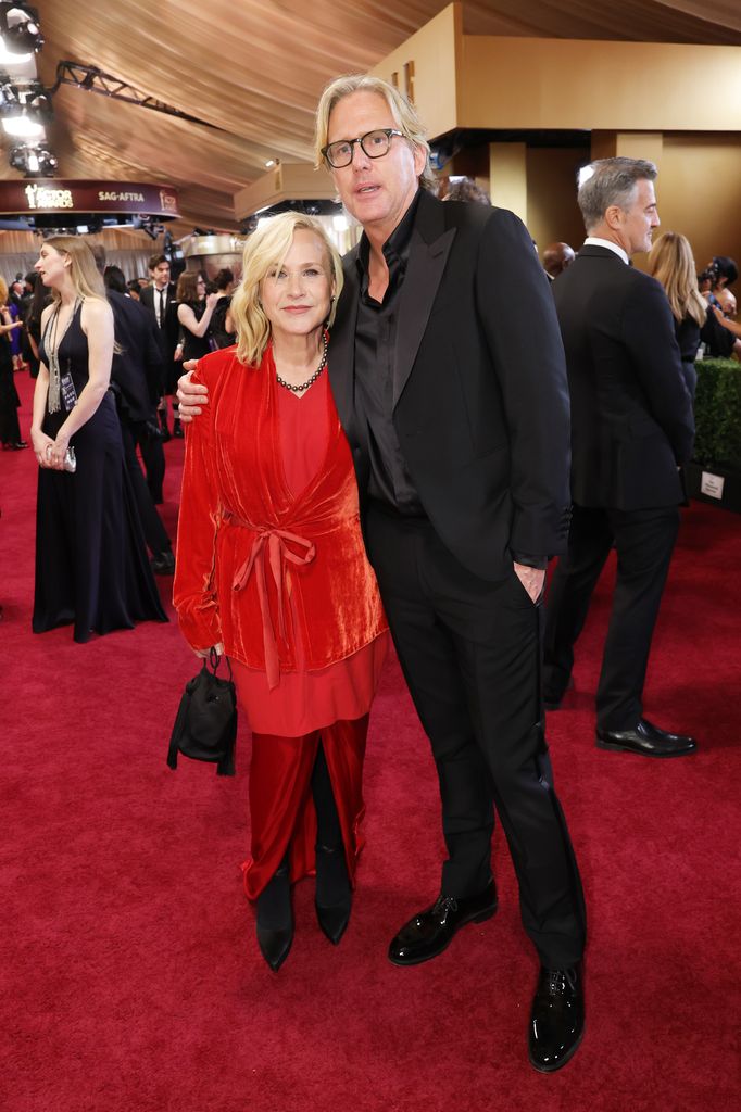 Patricia et Jon Brockett sur le tapis rouge