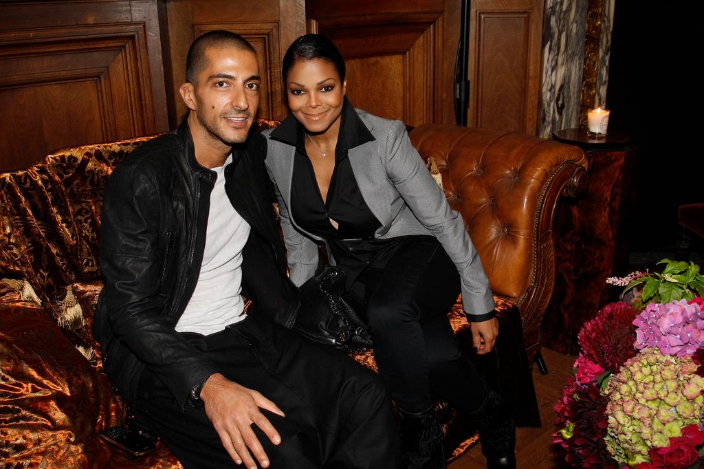 PARIS - OCTOBER 03: Wissam Al Mana and Janet Jackson attend the John Galliano Ready to Wear Spring/Summer 2011 show during Paris Fashion Week at Opera Comique on October 3, 2010 in Paris, France. (Photo by Michel Dufour/WireImage)