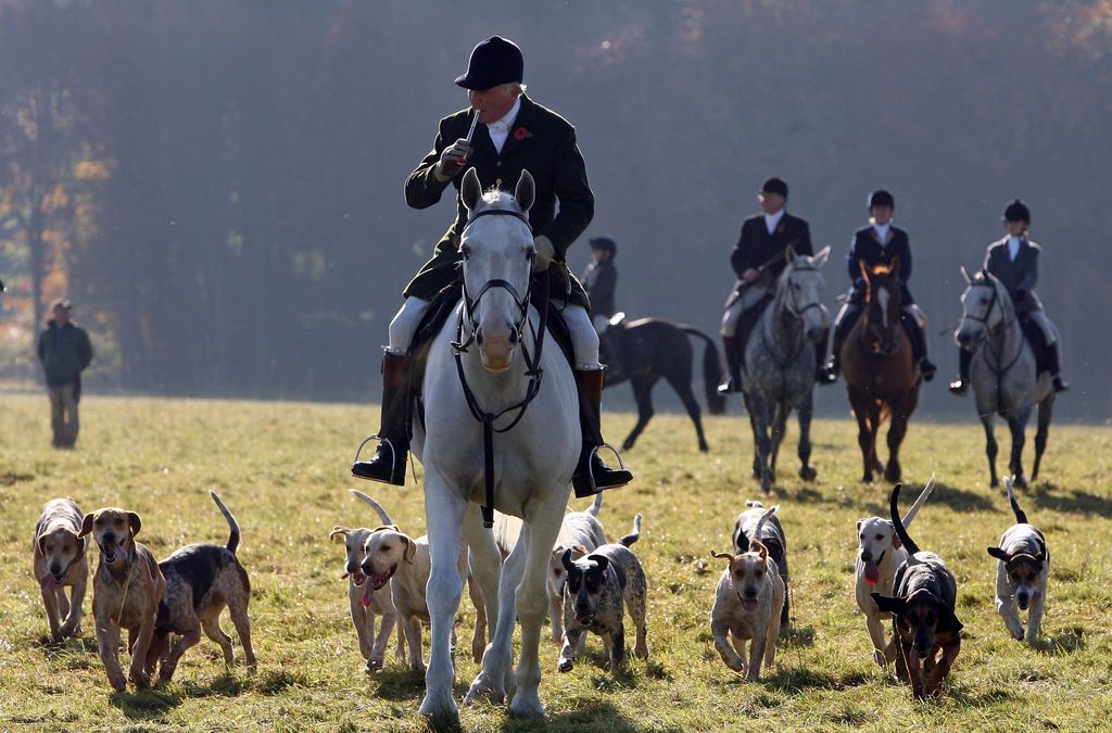 Ian was a keen huntsman and horse-lover