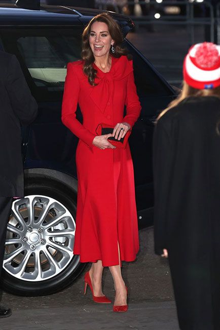kate middleton red dress