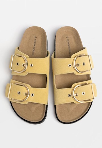 Leather Sandals With Buckles