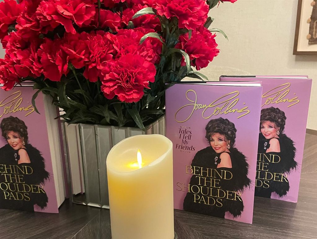 A photo of Joan Collins' new book
