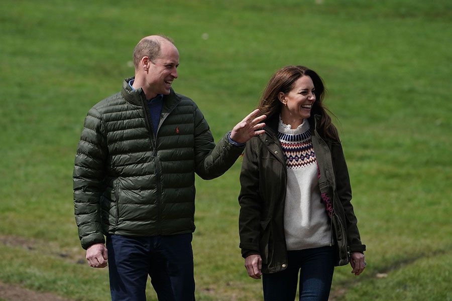 kate middleton and william laughing