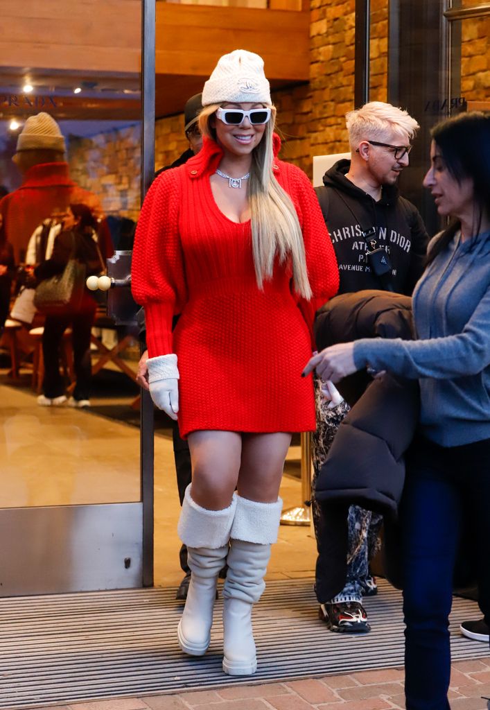 Mariah Carey is seen on December 21, 2024 in Aspen, Colorado.