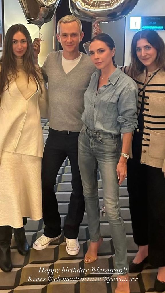 Victoria Beckham wears skinny jeans in post to her Instagram Stories