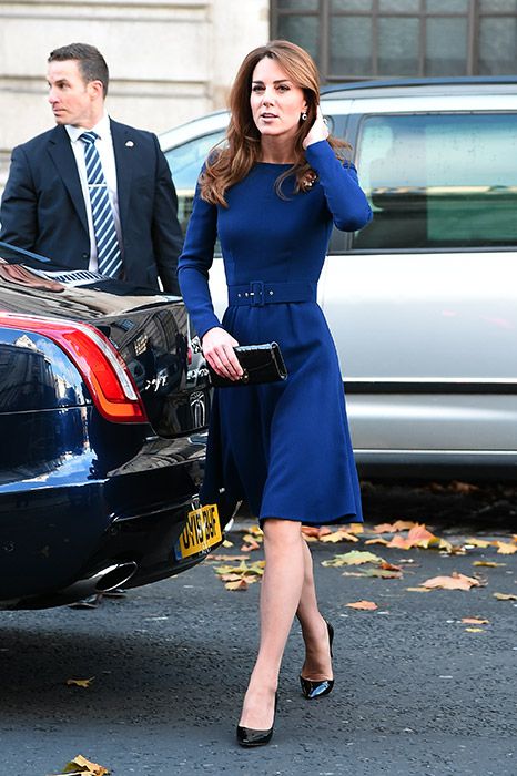 Princess Kate looks pretty in cornflower blue dress for charity