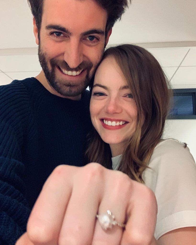 Emma Stone and Dave McCary announce their engagement on Instagram