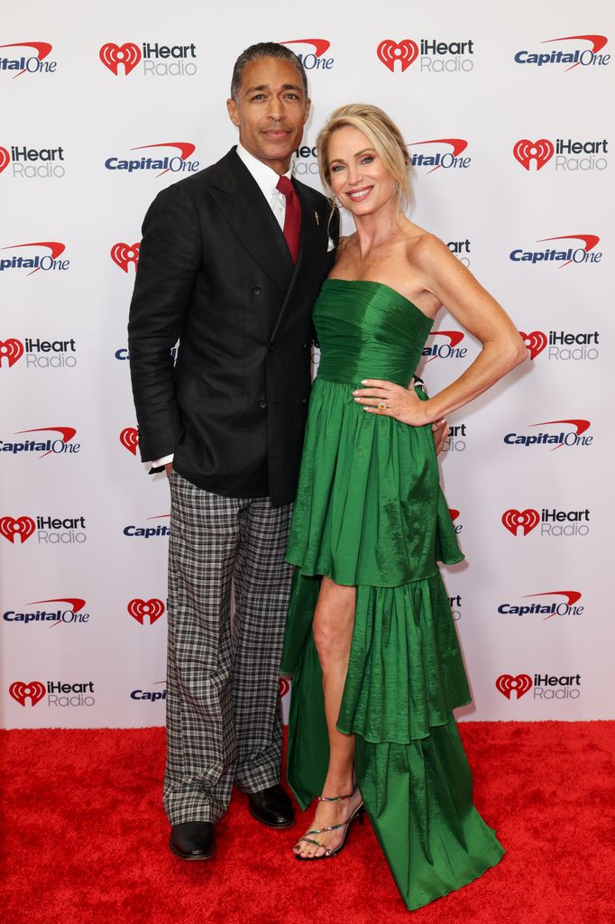T. J. Holmes and Amy Robach at the iHeartRadio 102.7 KIIS FM's Jingle Ball 2025 Presented by Capital One held at Intuit Dome on December 05, 2025