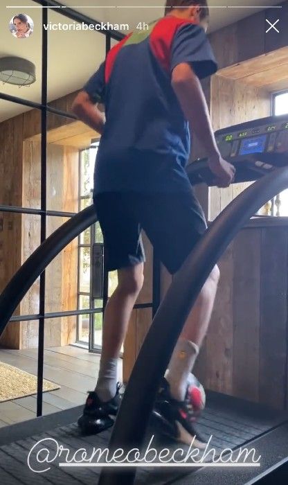 romeo beckham treadmill