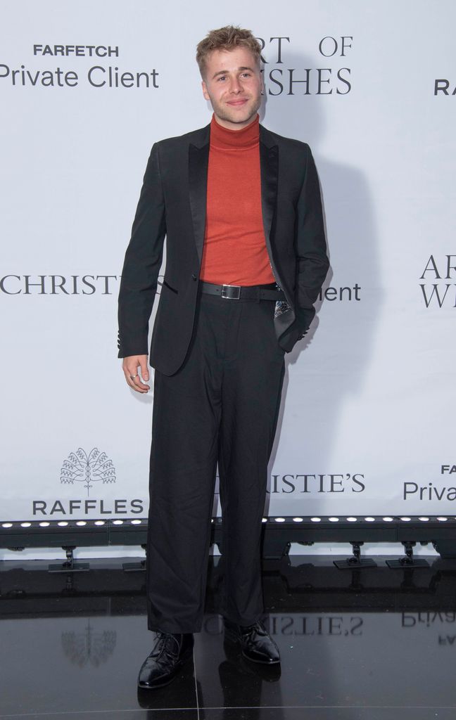 Ed McVey attends the Art of Wishes Gala 2023 at Raffles on October 09, 2023 in London, England. 