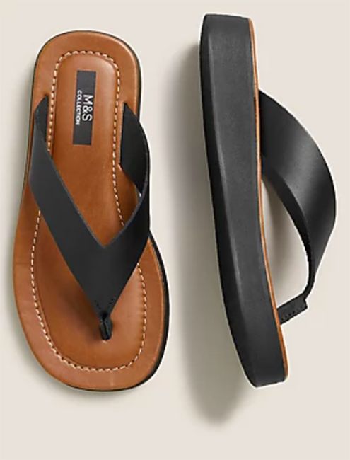 Buy Brown Flat Sandals for Women by Marks & Spencer Online | Ajio.com