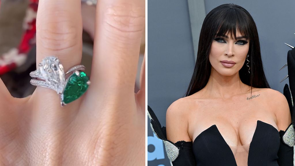 Megan Fox's engagement ring from Machine Gun Kelly has the sweetest meaning  behind it - PopBuzz