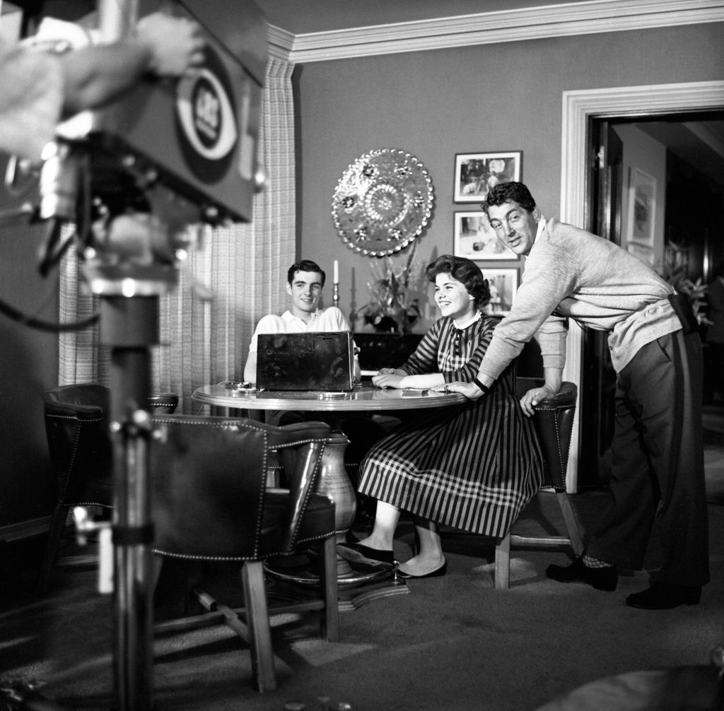 The CBS television interview program Person to Person, Dean Martin, son Craig, daughter Claudia