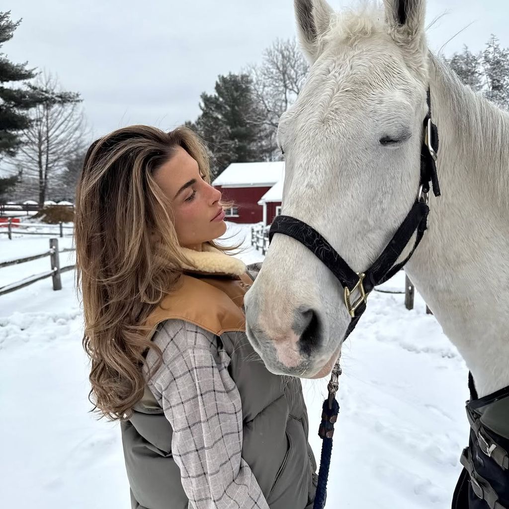 Paige Lorenze with a horse