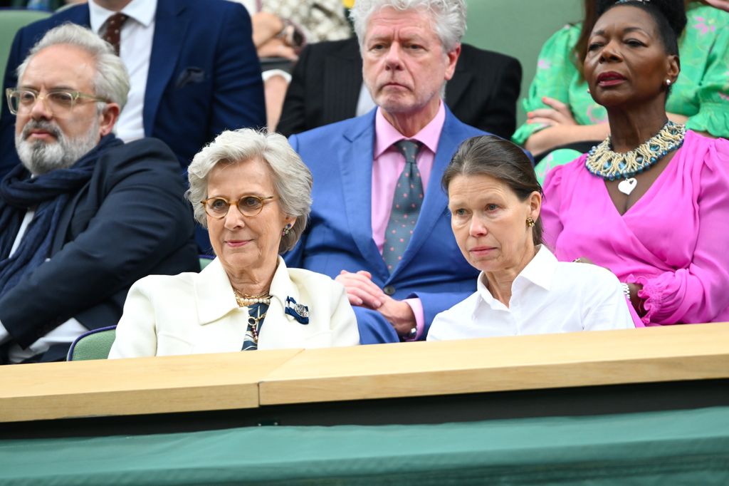 Lady Sarah Chatto pictured in royal box on wedding anniversary - photos
