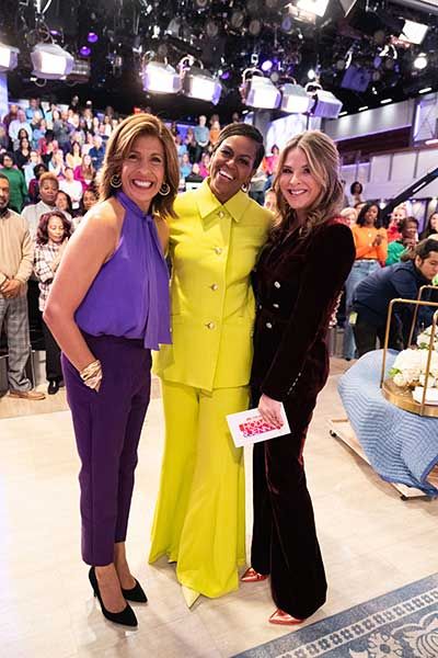 michelle obama wows yellow pantsuit today with hoda and jenna