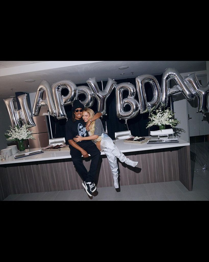 Beyoncé and Jay-Z on her birthday