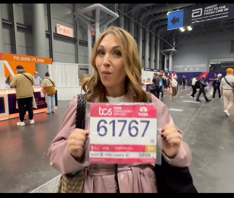 Lori at the NYC marathon expo