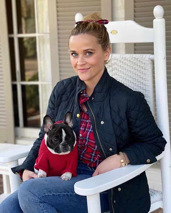 reese witherspoon dog minnie pearl