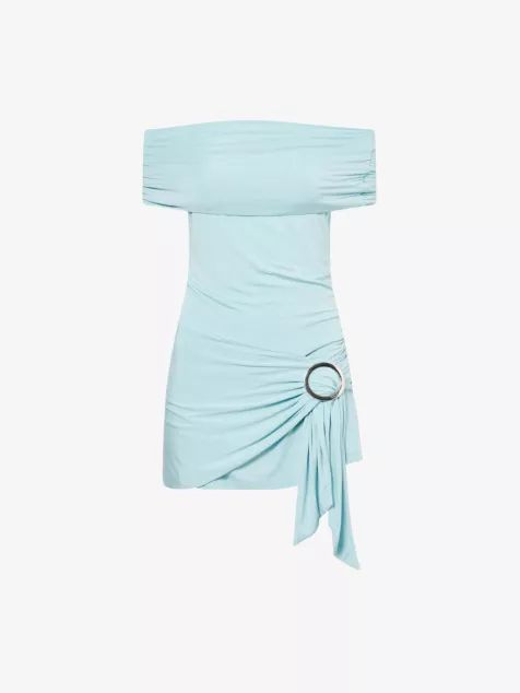 The Amelia Bandeau Stretch-Jersey Mini Dress