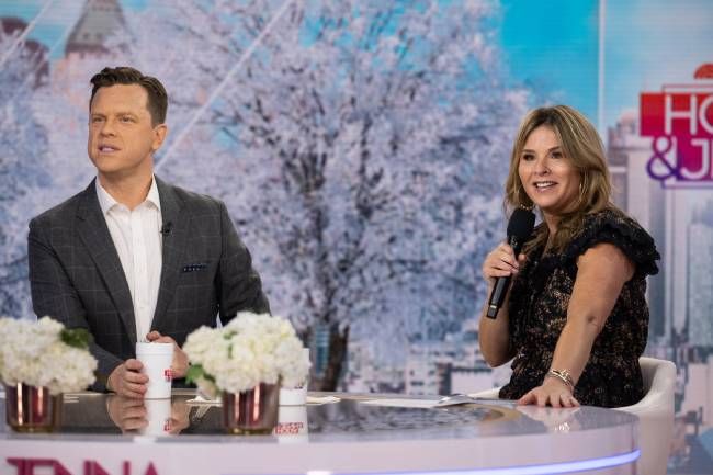 Willie Geist and Jenna Bush Hager on the Today Show