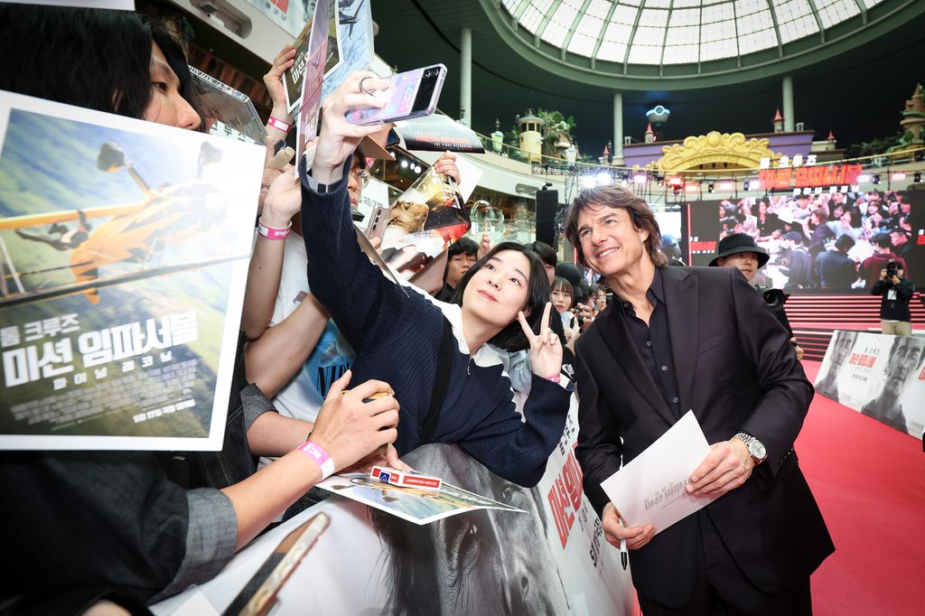 Tom Cruise at the Korea Premiere Red Carpet of "Mission: Impossible - The Final Reckoning"