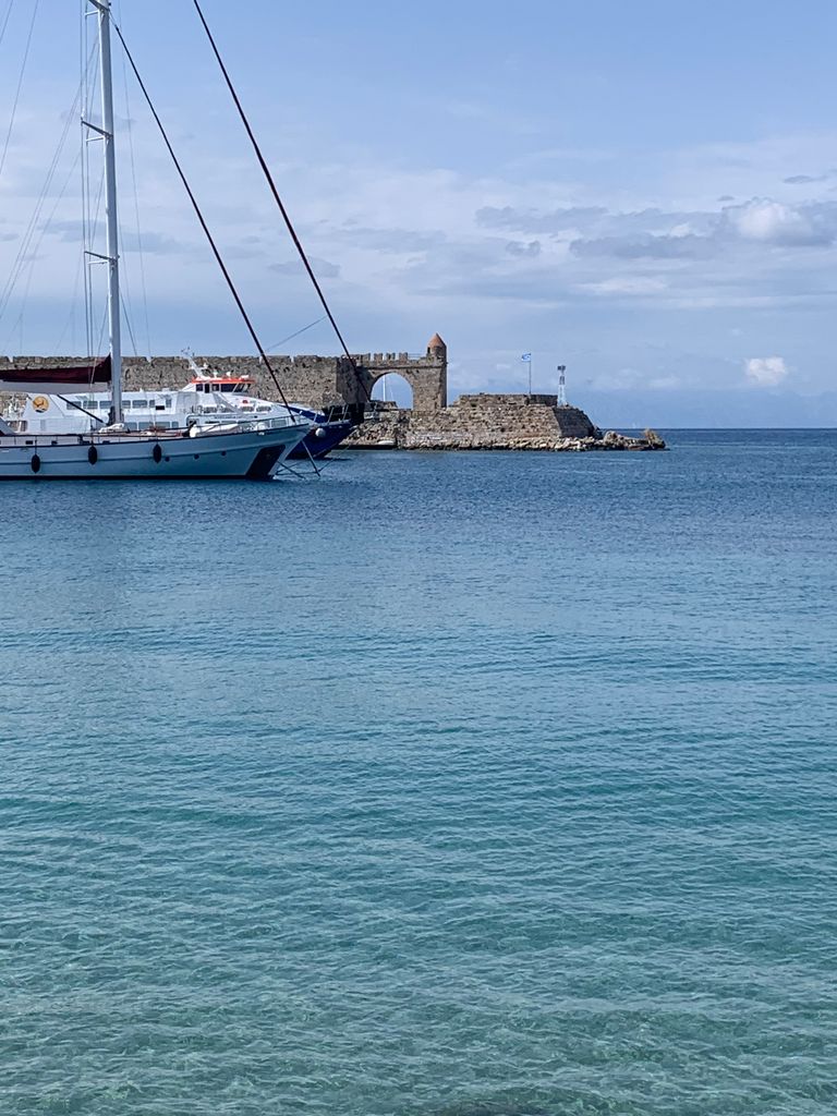 The boat trip from Rhodes Town was fantastic