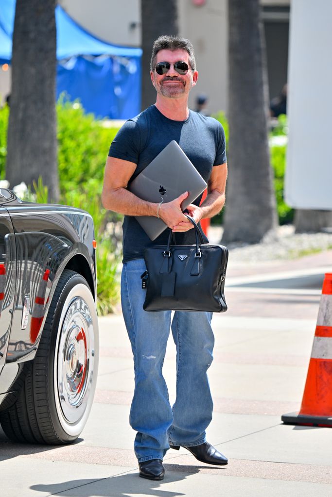 Simon Cowell arrives at 'America's Got Talent' in April 11, 2023 