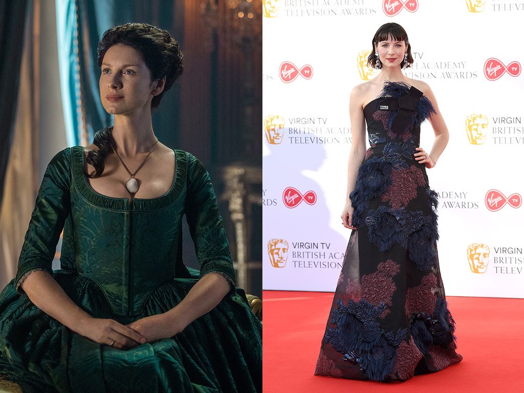 Caitriona Balfe in and out of costume