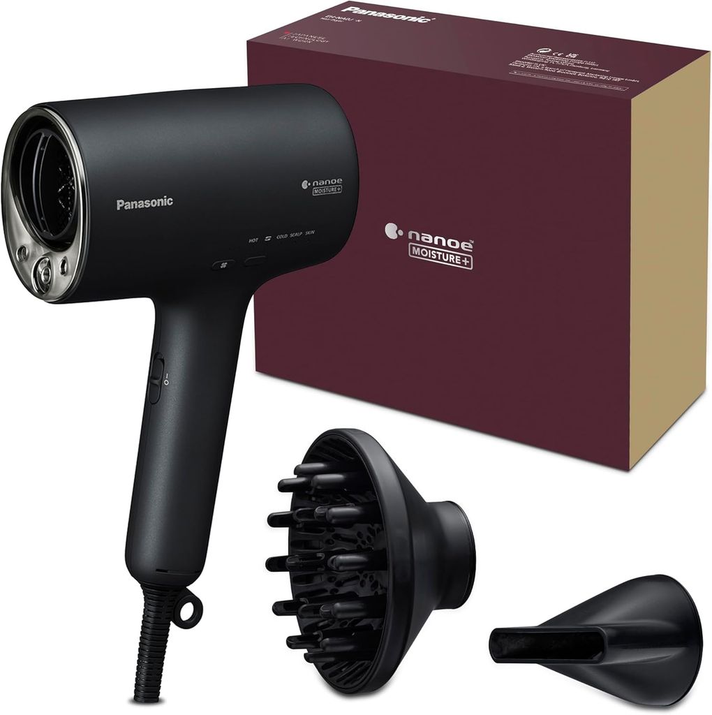 Panasonic EH-NA0J-N895 Hairdryer with Diffuser, Nanoe Moisture+ and Mineral Technology