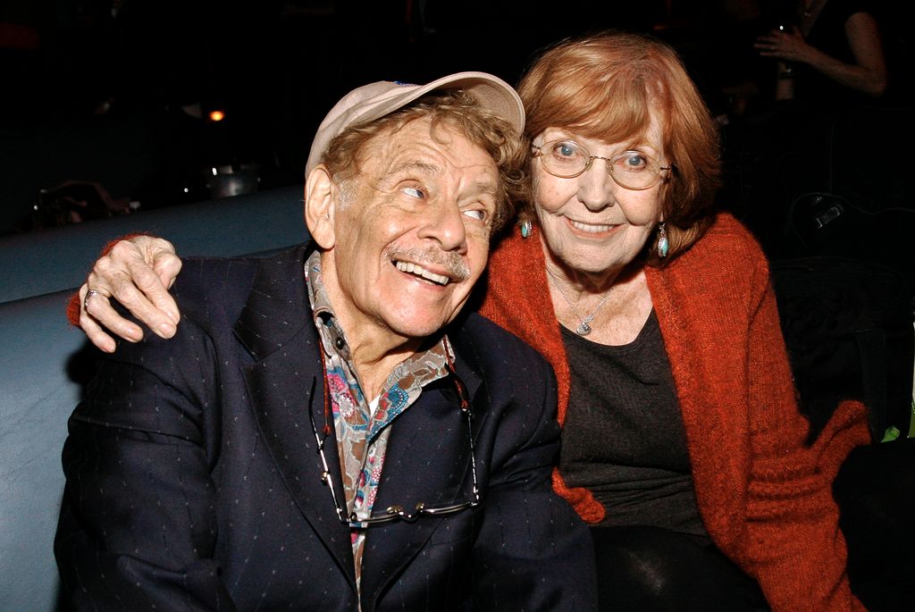 Portrait of married American comedians Jerry Stiller and Anne Meara (1929 - 2015) at the Project ALS Fundraiser held at Lucky Strike Lanes & Lounge, New York, New York, October 29, 2009