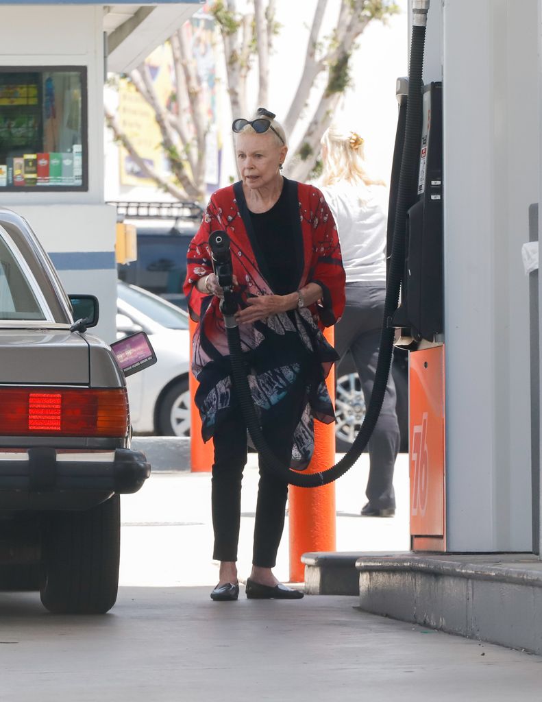 Michelle Phillips is seen on June 11, 2025 in Los Angeles, California