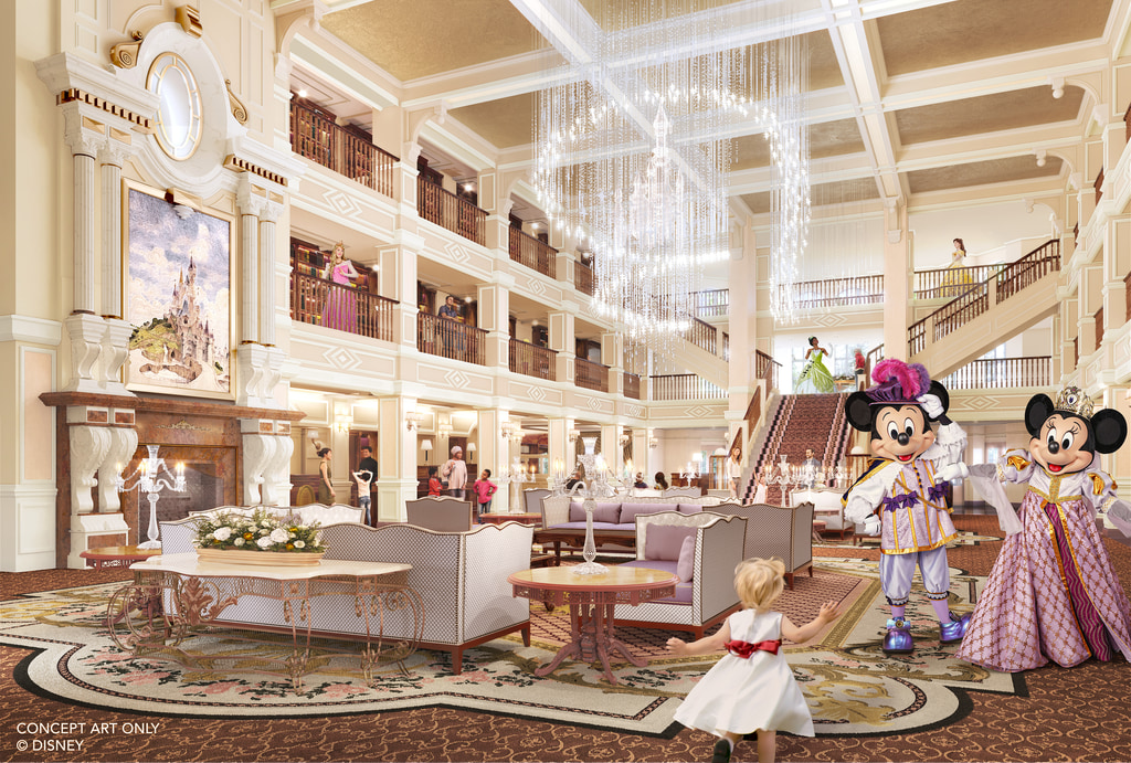 Disneyland Hotel's lobby