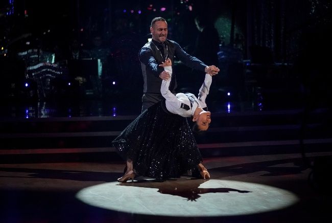 Will Mellor and Nancy Xu dancing on Strictly