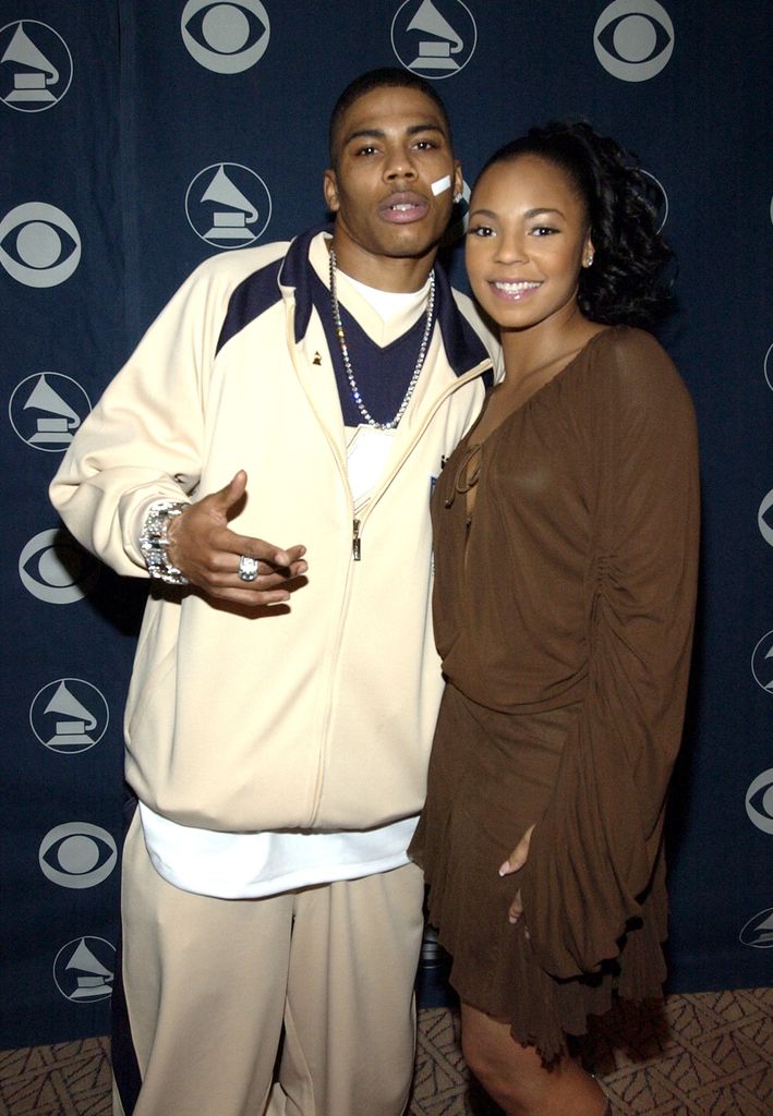Nelly and Ashanti at the 2003 Grammy Awards nominations