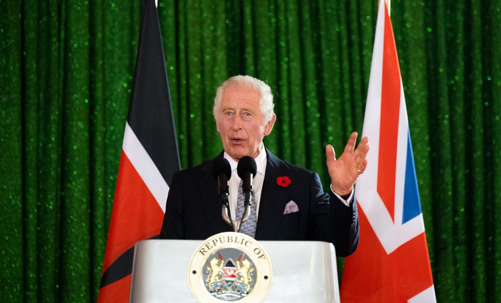 King Charles gives a speech at Kenya state banquet