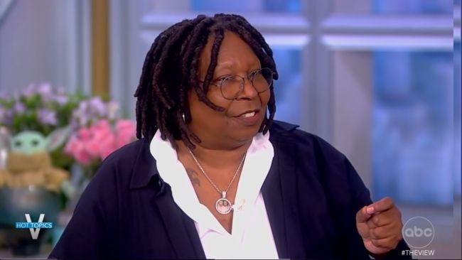 Whoopi talking on The View