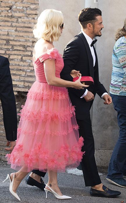 katy perry pink dress misha wedding